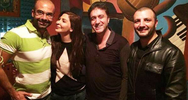 Music Nation Elissa Recording New Song Album 1