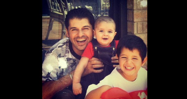 Music Nation - Ragheb Alama - Old Pic With His Kids