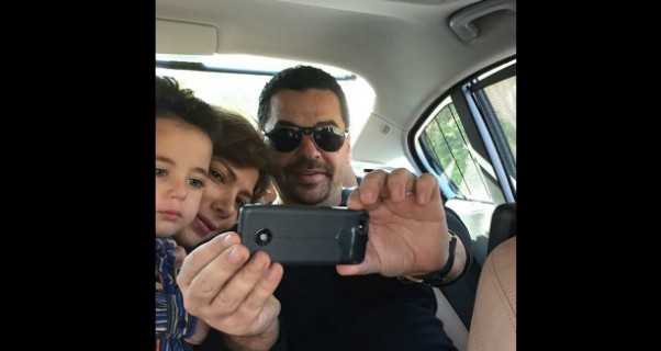 Music Nation - Assala - Husband Tarek El Eryan & Son Adam - Selfie (3)