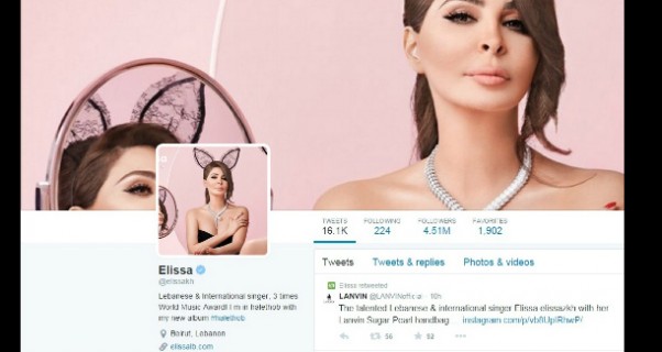 Music Nation - Elissa - Twitter - Number One