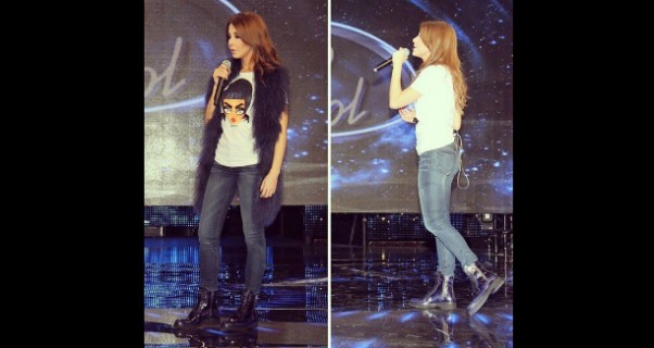 Music Nation - Nancy Ajram - Arab Idol - Reherseals (1)