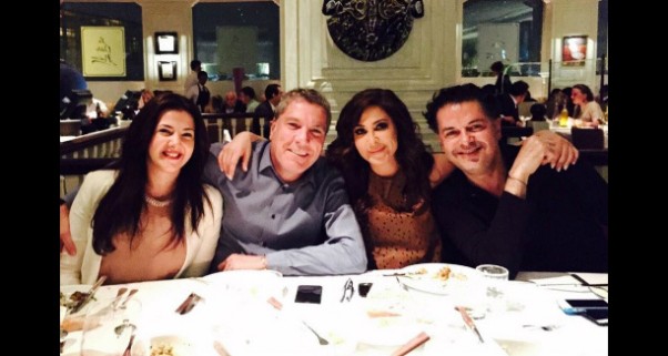 Music Nation - Elissa - Dinner - Ragheb Alama & Wife & MBC Family (4)