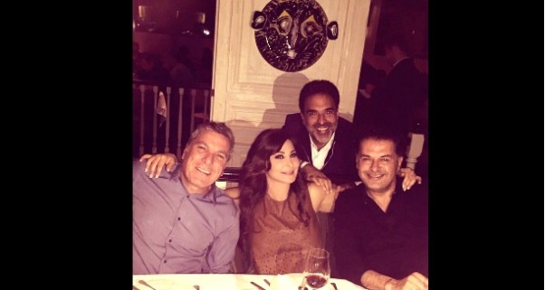 Music Nation - Elissa - Dinner - Ragheb Alama & Wife & MBC Family (5)