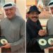 بالصور - عبدالله الرويشد يسلم ماستر ألبومه لـ "روتانا" 5 Music Nation Abdullah Al Rouwaished Salem Al Hendi 1