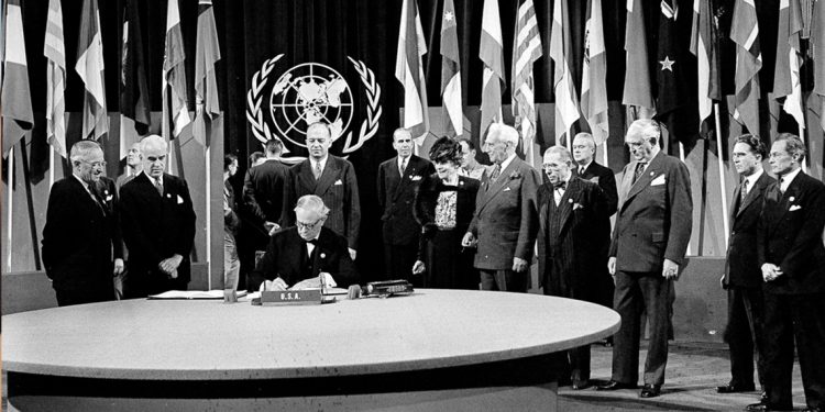 مرور 75 عامًا على ميثاق الأمم المتحدة 1 مرور 75 عامًا على ميثاق الأمم المتحدة