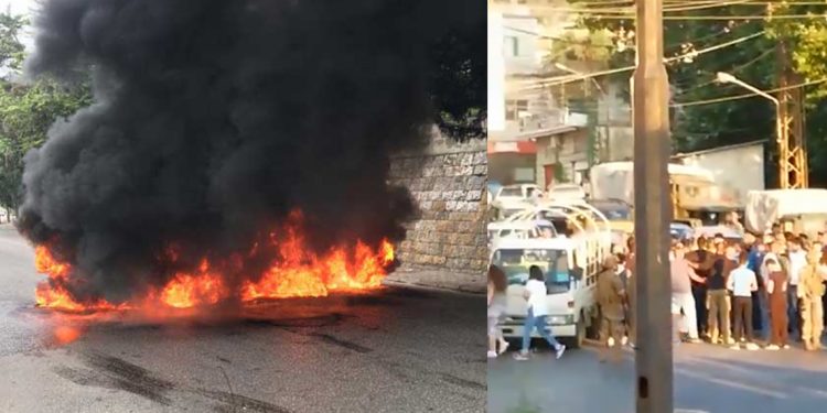 بالفيديو – اطلاق نار في بلدة حمانا اللبنانية على فريق عمل مسلسل الهيبة واقفال مداخل البلدة