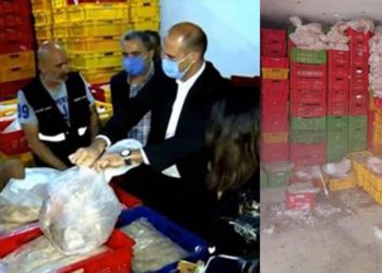 فضيحة غذائية في لبنان..مداهمة مستودع للدجاج الفاسد منذ اعوام يباع في اهم المؤسسات