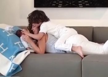 بالفيديو – ميريام فارس تحتفل بمرور شهر على ولادة ابنها دايف