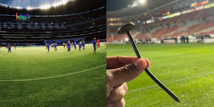 بالصور – بسبب مسمار… لاعب كرة قدم يتعرّض لإصابة مروّعة في ركبته
