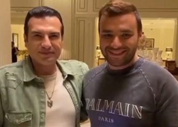 الصدفة تجمع رامي صبري مع ايهاب توفيق اثناء تصوير جديده مع لايف ستايلز ستوديوز