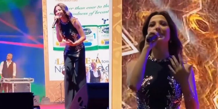 نانسي عجرم تنشر الفرح بحفل خاص في مصر