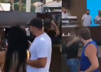 بالفيديو – فنان لبناني يصل الى حفلته داخل تابوت ويثير الجدل