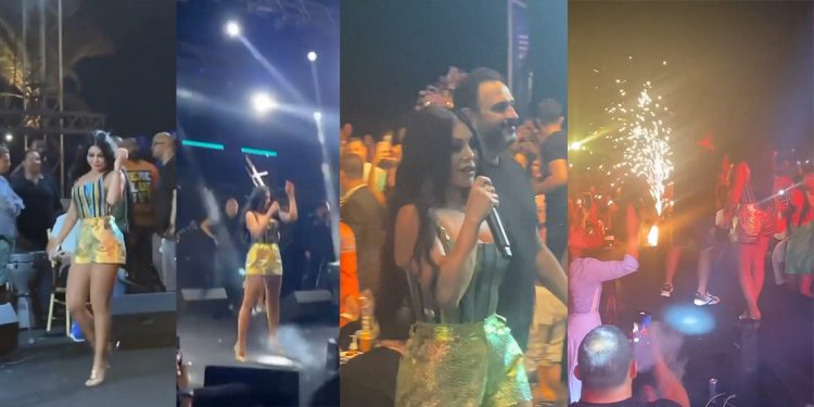 هيفاء وهبي تخطف الأنفاس بحفلها في مصر و "لو كنت" تشعل الأجواء مع اكرم حسني 1 هيفاء وهبي تخطف الأنفاس بحفلها في مصر و “لو كنت” تشعل الأجواء مع اكرم حسني