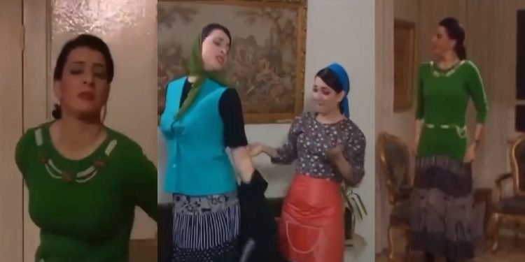 شكران مرتجى تنشر فيديو طريف على اغنية هيفاء وهبي لو كنت