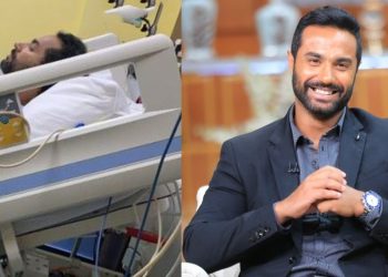 كريم فهمي ينقل على عجلة الى المستشفى إثر أزمة صحية