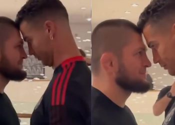 بالفيديو رونالدو يتحدى نورمحمدوف في نزال غريب