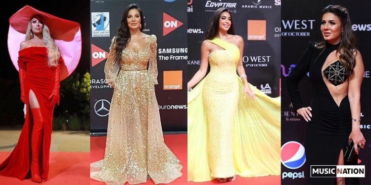 اليكم اجمل واغرب اطلالات النجمات في حفل افتتاح مهرجان الجونة السينمائي 1 اليكم اجمل واغرب اطلالات النجمات في حفل افتتاح مهرجان الجونة السينمائي