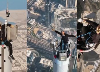بالفيديو ويل سميث يتسلق برج خليفة : دبي تشبهني