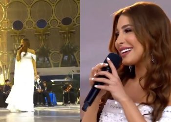 بالفيديو يارا تغني للطفولة والسلام من قلب اكسبو دبي