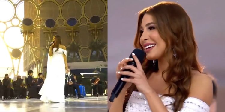بالفيديو يارا تغني للطفولة والسلام من قلب اكسبو دبي 1 بالفيديو يارا تغني للطفولة والسلام من قلب اكسبو دبي