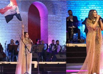 شذى حسون تتألق في حفل ختام مهرجان بابل الدولي