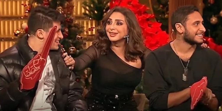 أنغام وابناها ضيوف أبلة فاهيتا ليلة رأس السنة 1 أنغام وابناها ضيوف أبلة فاهيتا ليلة رأس السنة