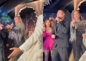 نيكول سابا و عمرو دياب .. رقصة على اغنية يتعلموا