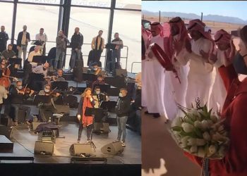 استقبال حافل للسيدة ماجدة الرومي في السعودية والجمهور ينتظرها في العلا