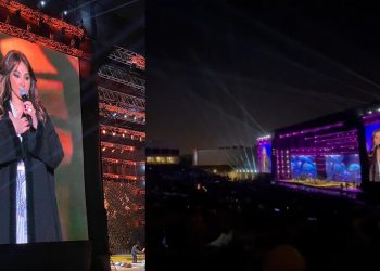 بالعباية التراثية اليسا تشعل اجواء حفلها في موسم الرياض
