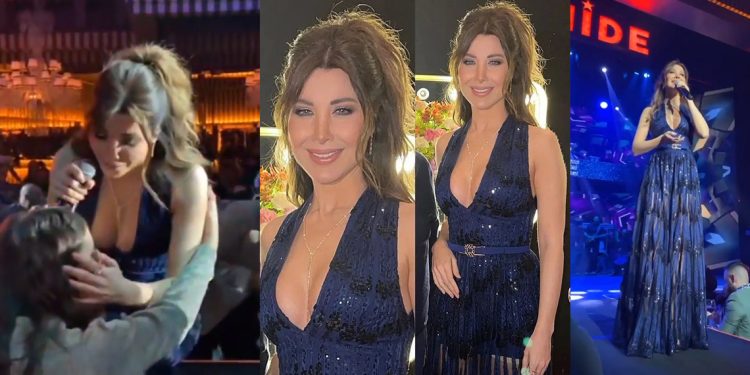 نانسي عجرم تشعل اجواء حفلها في تركيا بحضور عائلتها 1 نانسي عجرم تشعل اجواء حفلها في تركيا بحضور عائلتها