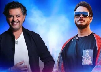 راغب علامة و سعد لمجرد يجتمعان بحفل عيد الفطر في دبي