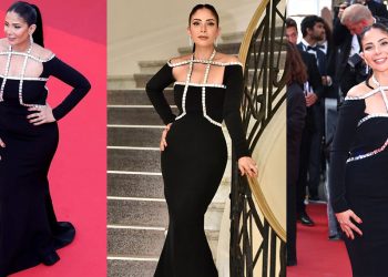 منى زكي تخطف الأنظار بإطلالتها في مهرجان كان السينمائي