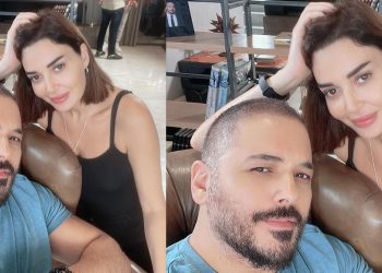 سيرين عبد النور و رامي عياش يشوقان الجمهور من كواليس مسلسلهما الجديد