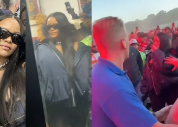 بالفيديو ريهانا في اول ظهور لها بعد انجاب طفلها الأول