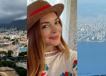 بالفيديو ليندسي لوهان تستمتع بإجازتها في لبنان مع زوجها