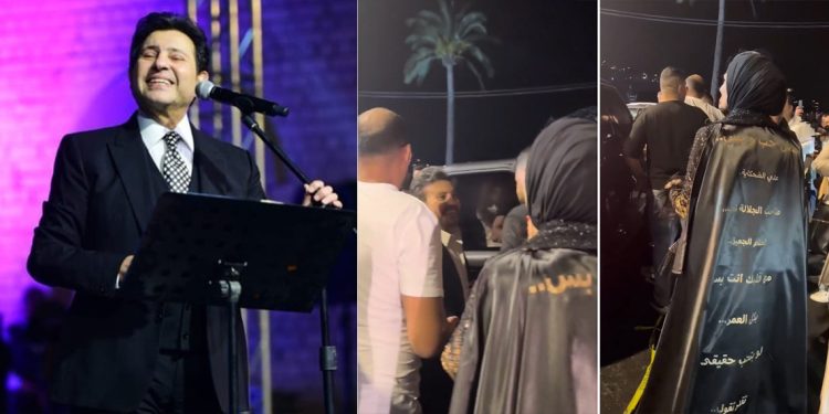 لبنان يستقبل هاني شاكر بحب ومعجبة تخطف الأنظار