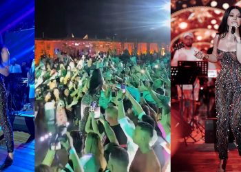 الجمهور يحاصر هيفاء وهبي بحفل جماهيري في العلمين الجديدة