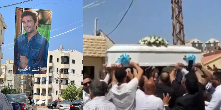 بالصور الوداع الأخير للفنان جورج الراسي