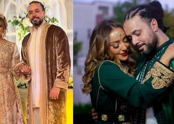 بالصور زواج النجمان عبد الفتاح جريني و جميلة البداوي في المغرب