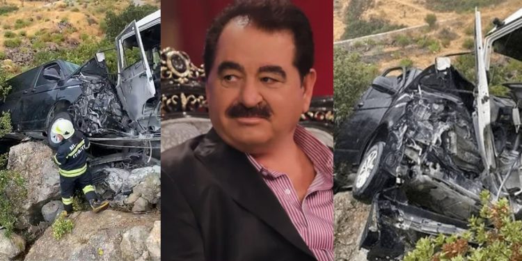 تعرض الفنان ابراهيم تاتلس وابنته لحادث سير كبير في تركيا