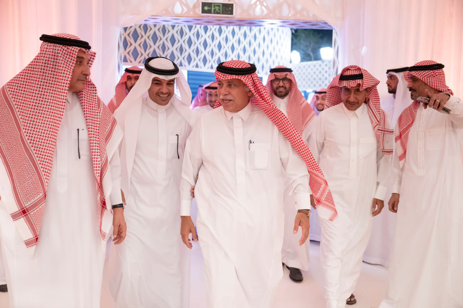 3 MBC GROUP DQ HQ OPENING EVENT Ali AlHedeithy General Manager of MBC GROUP His Excellency Hiindi Alsuhaymi His Excellency Dr. Majid bin Abdullah Alkassabi Nasser Al Qassabi and Habibi Al Habib 1