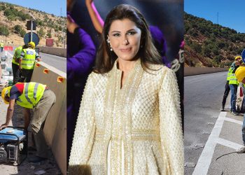 بالصور هكذا اصبح الطريق الذي توفي عليه جورج الراسي بعد ان رممته ماجدة الرومي