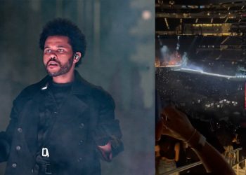 بالفيديو the weeknd يفقد صوته على المسرح ويلغي حفله بعد دقائق من بدايته