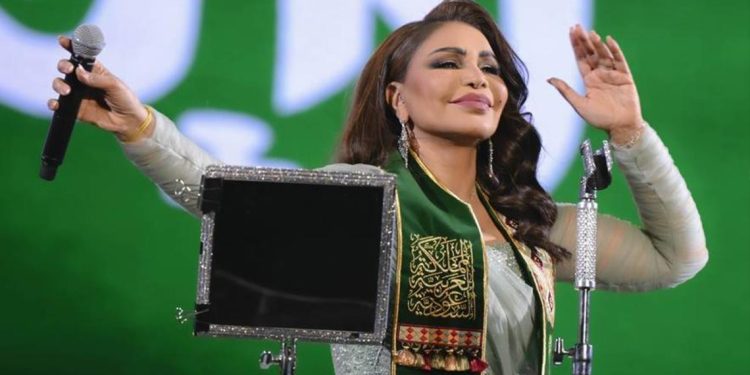 احلام تدعم المنتخب السعودي بأغنية عز وفخر 1 احلام تدعم المنتخب السعودي بأغنية عز وفخر