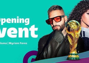 ميريام فارس اول نجمة عربية تحيي حفل الافتتاح الرسمي لبطولة كأس العالم مع مالوما