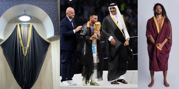البشت القطري يغزو المتاجر العالمية بعد صورة تتويج ميسي
