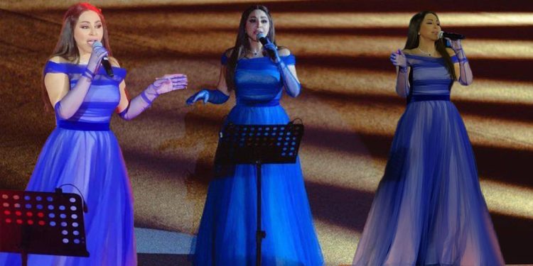 بالفيديو - اليسا تبهر الجمهور بإطلالة كالأميرات في قطر 1 بالفيديو – اليسا تبهر الجمهور بإطلالة كالأميرات في قطر