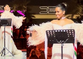 داليا مبارك تحيي العيد الوطني في الامارات وتحضر لإصدار جديدها