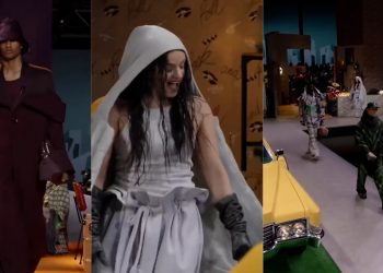 بالفيديو – عرض ازياء لويس فيتون على انغام اغنية بسبوس عاشق بسة