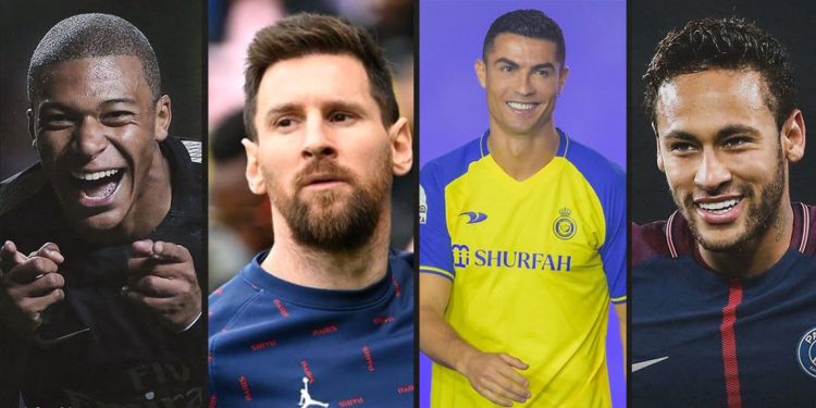 ميسي رونالدو نيمار مبابي وغيرهم بمبارة واحدة في الرياض 1 ميسي رونالدو نيمار مبابي وغيرهم بمبارة واحدة في الرياض